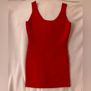 Charlotte Russe Mini-Dress in Ravishing RED!  Size XL